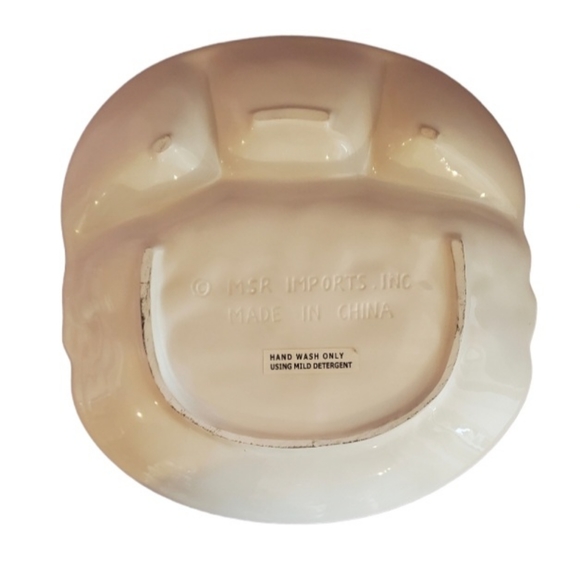 Vintage Divided Hamburger Serving Dish - Picture 2 of 2